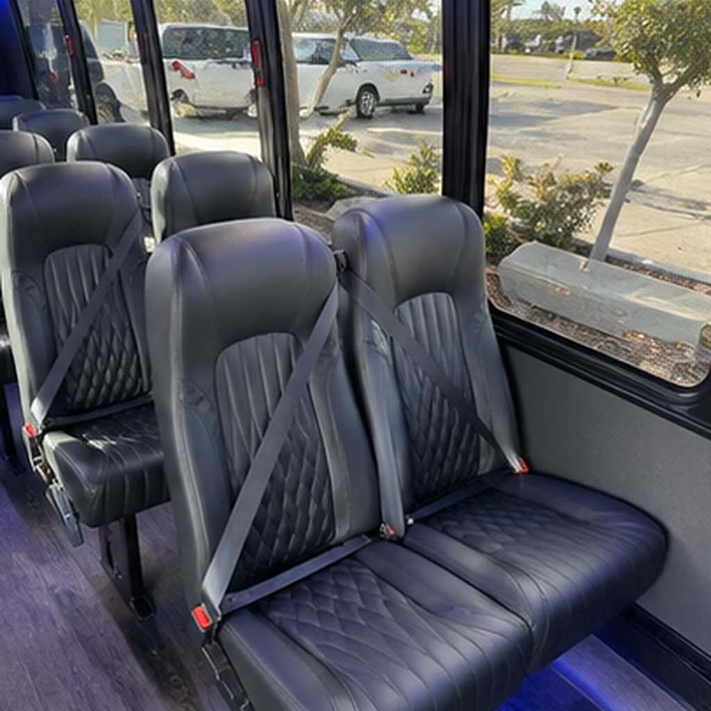 rent a minibus in starkville for small prom groups heading to dinner first