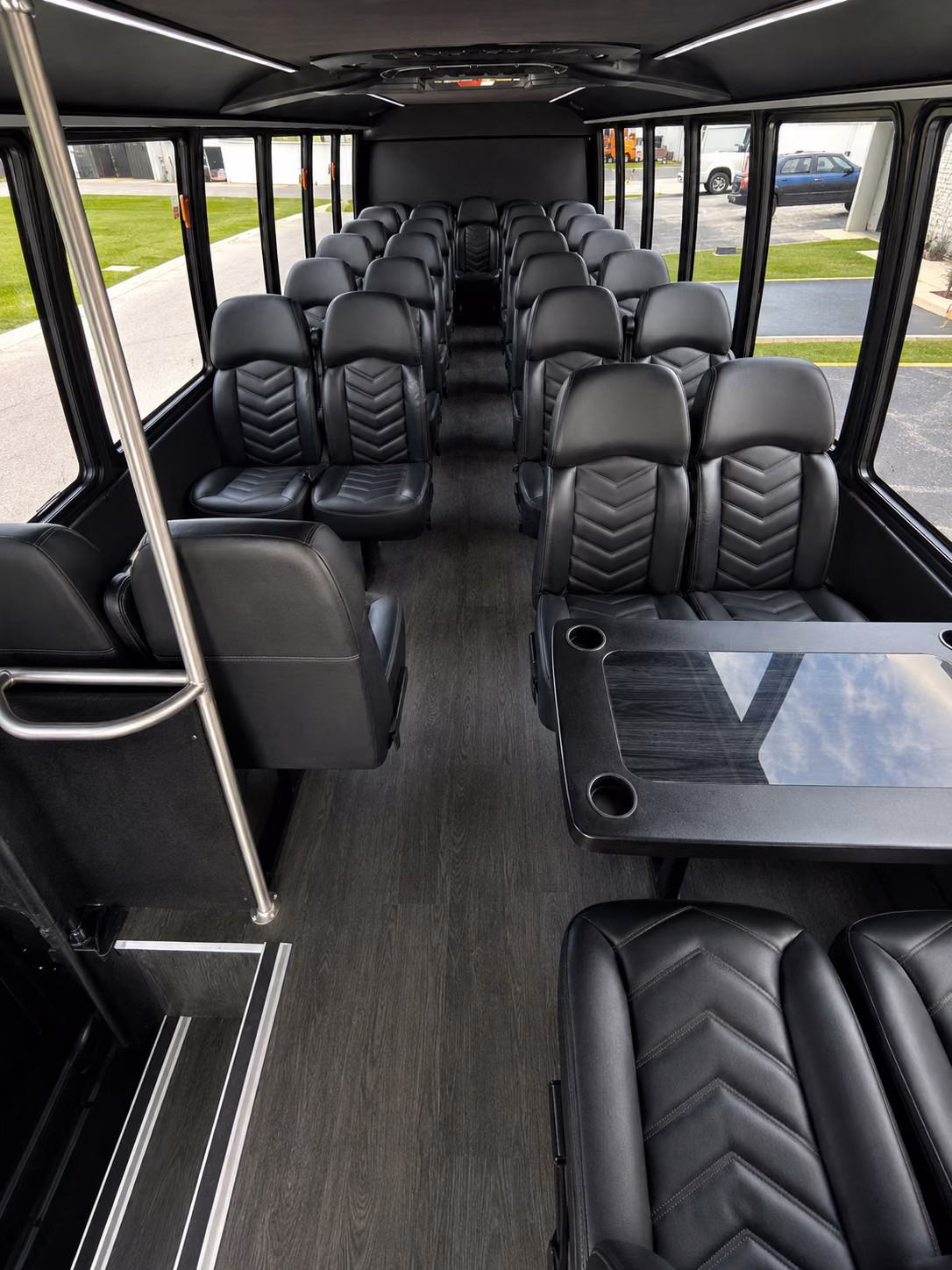 starkville 15 passenger minibus interior