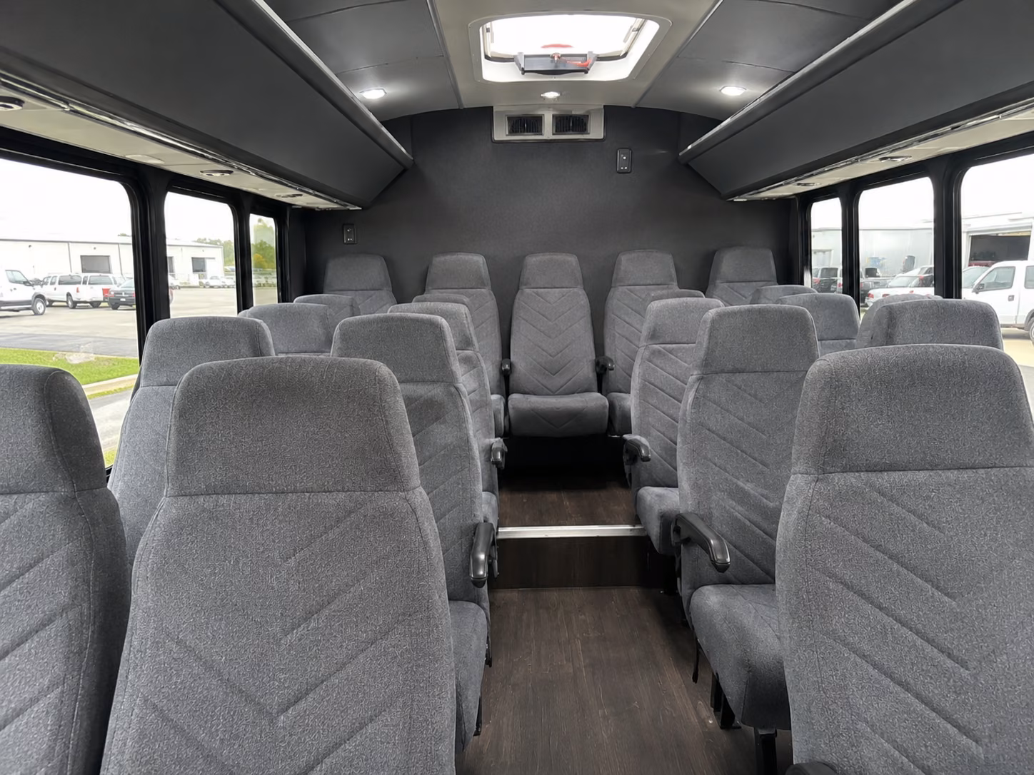 starkville 18 passenger minibus interior