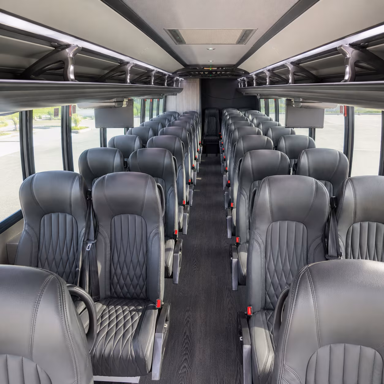 starkville 35 passenger minibus inside