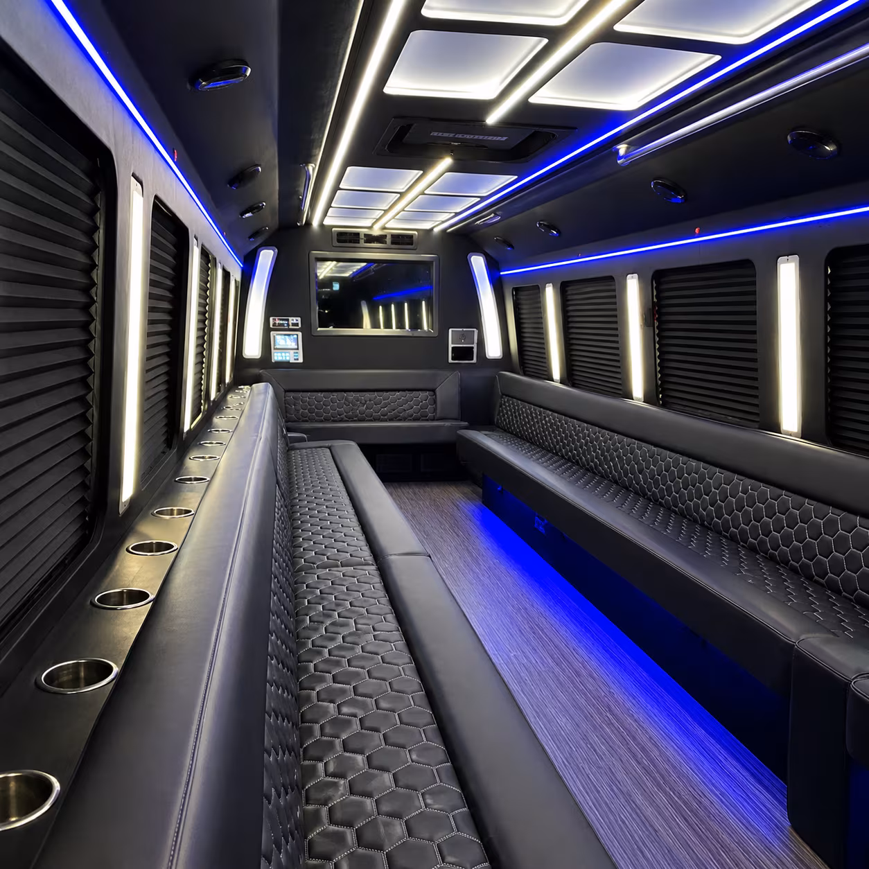 starkville party bus rental interior