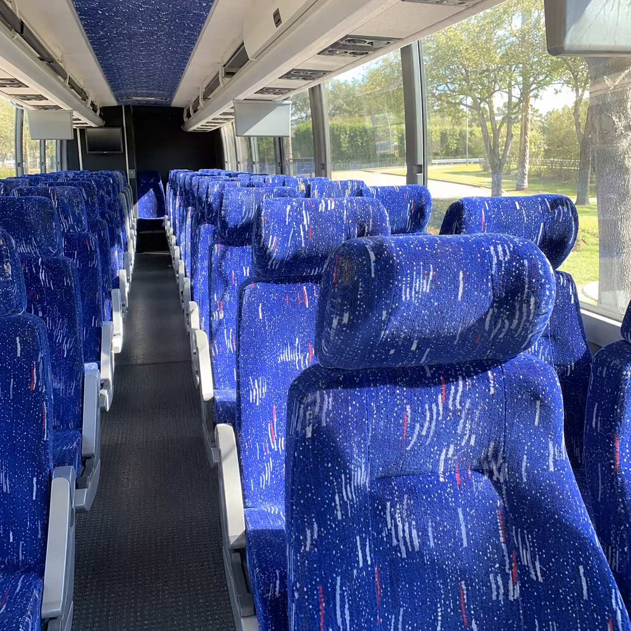 starkville religious group transportation onboard seating