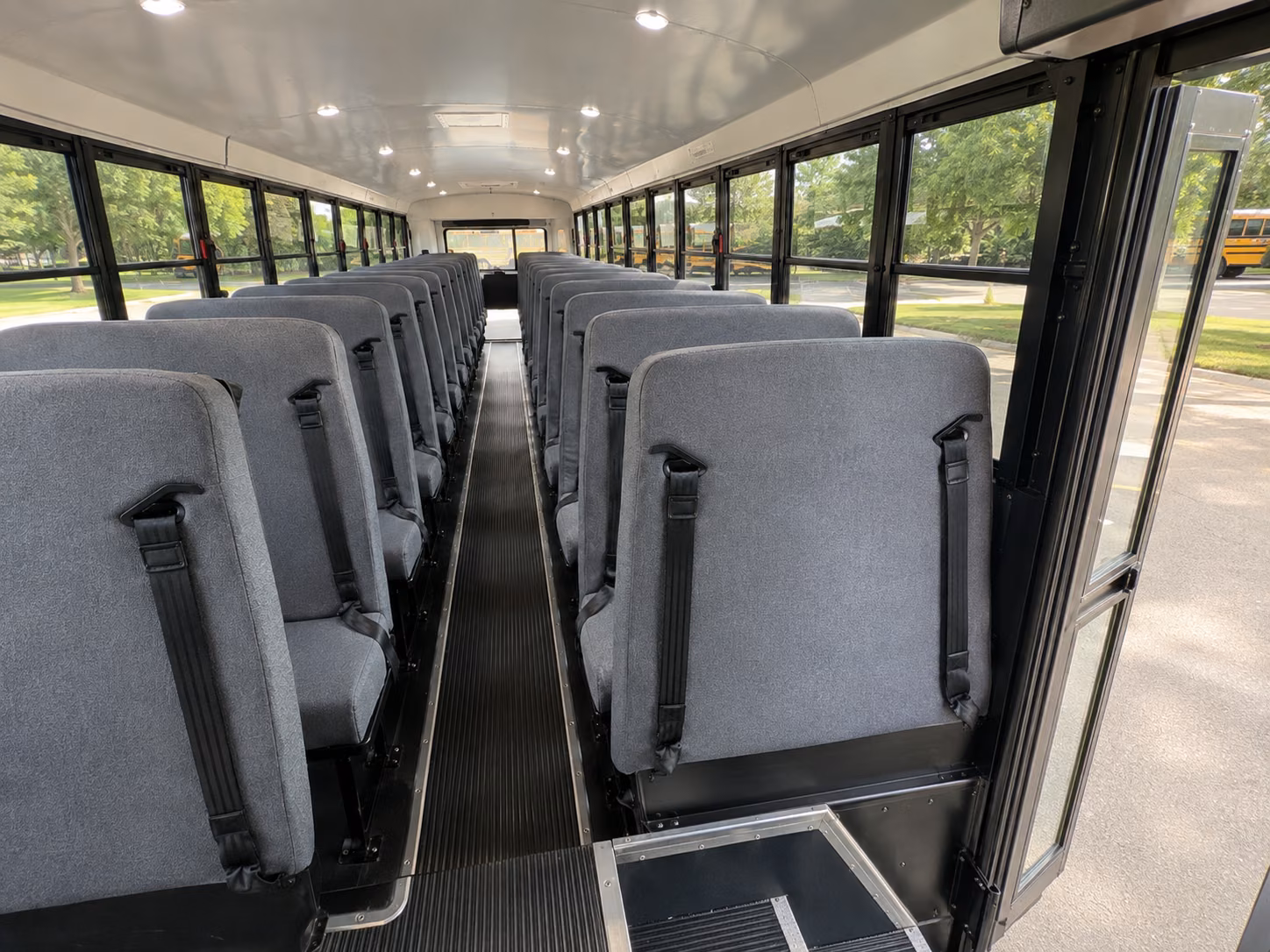 starkville school bus inside