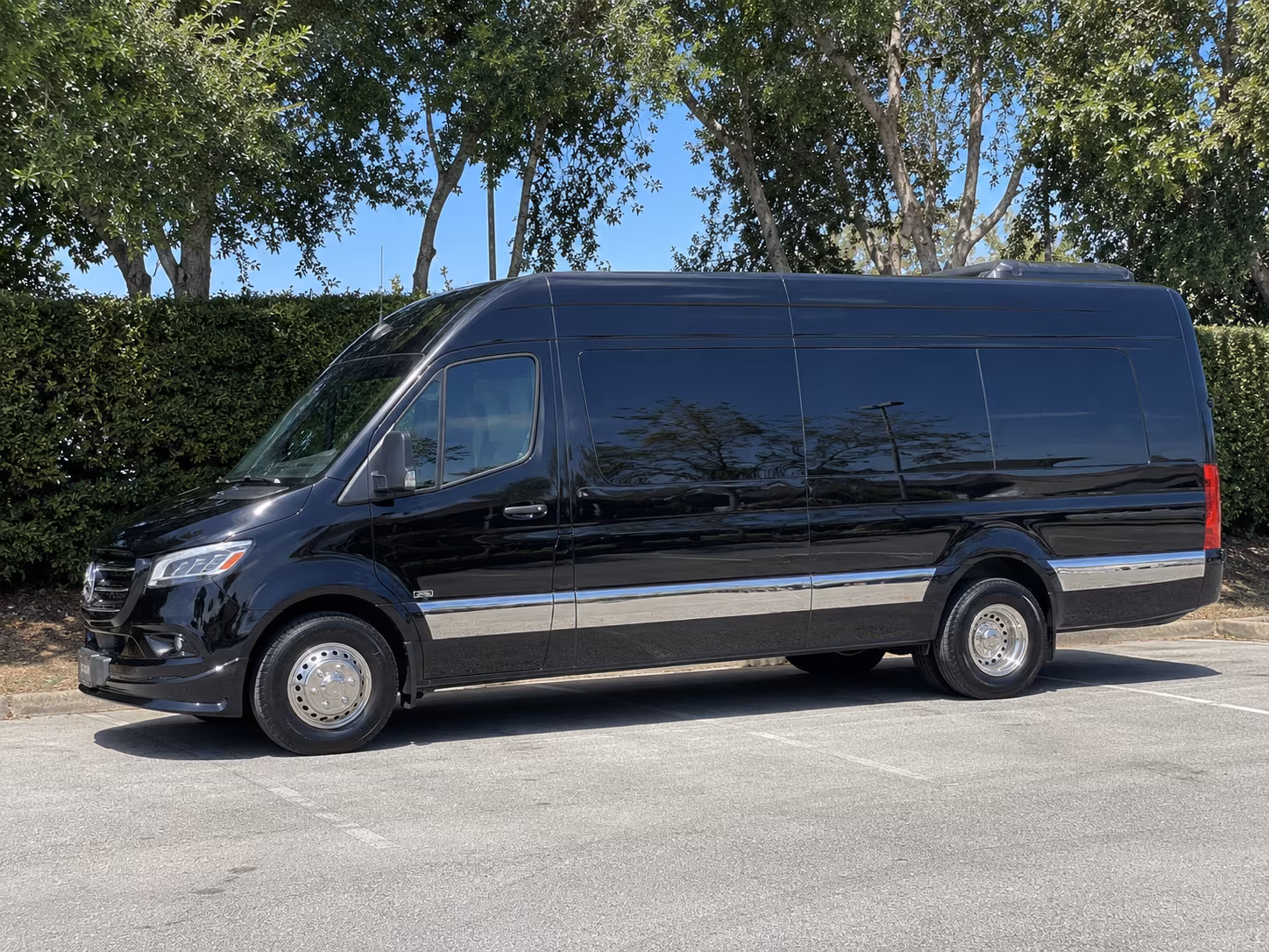 starkville sprinter van with driver