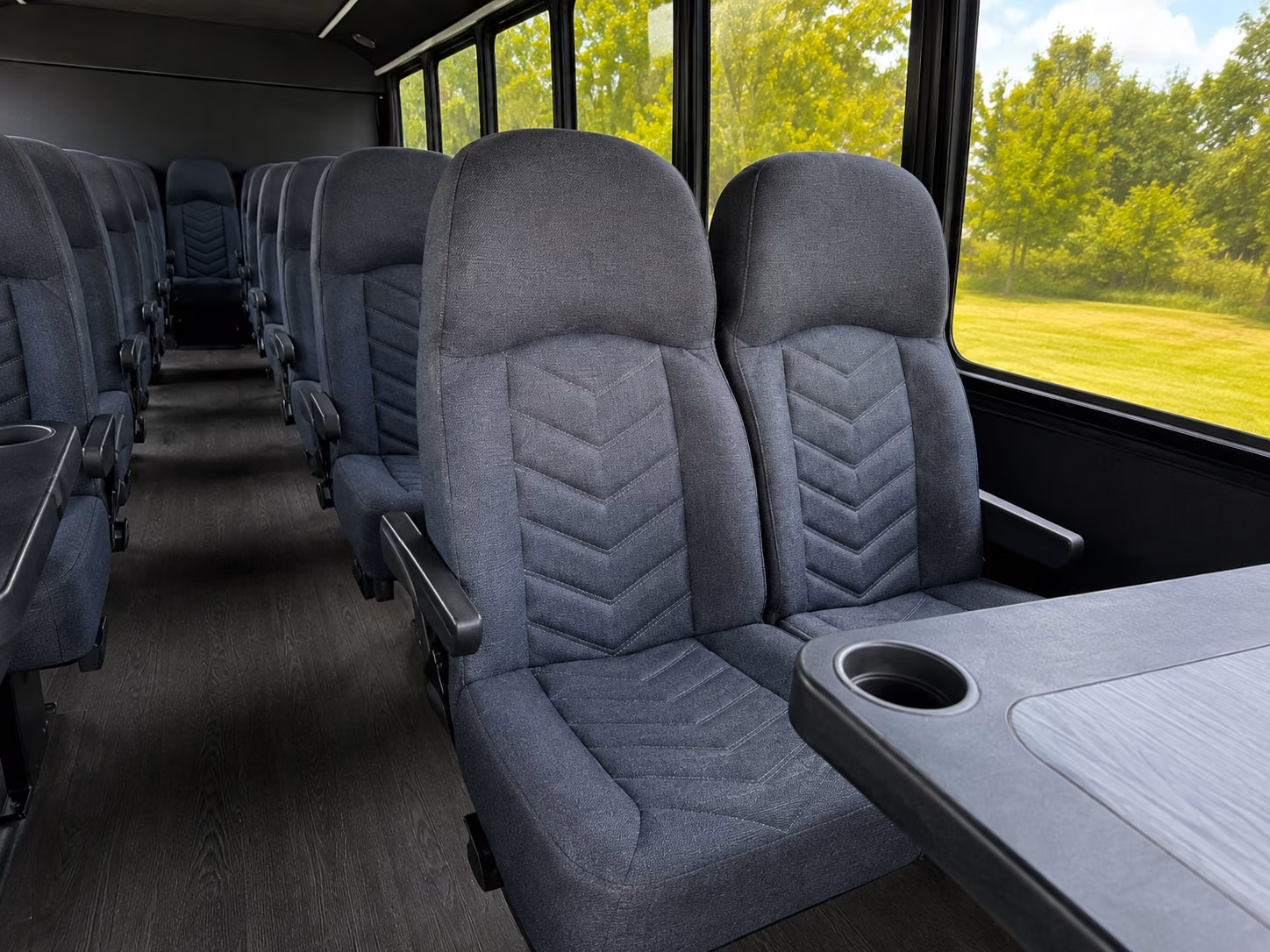 tailgate shuttle buses for large groups on msu home game weekends
